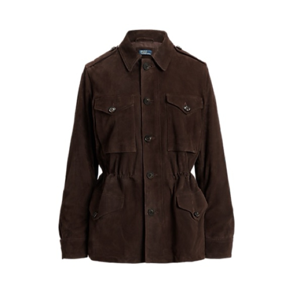 Polo Ralph Lauren Lambskin Suede Surplus Jacket Size L NWT
